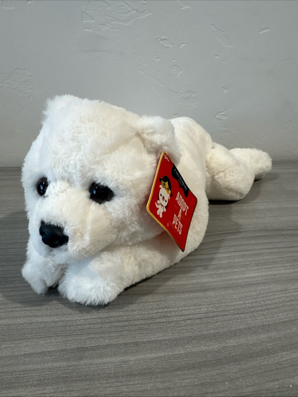 FAO Schwarz White Polar Bear Stuffed Animal Plush Toy Adopt A Pets 14” 2021